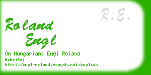 roland engl business card